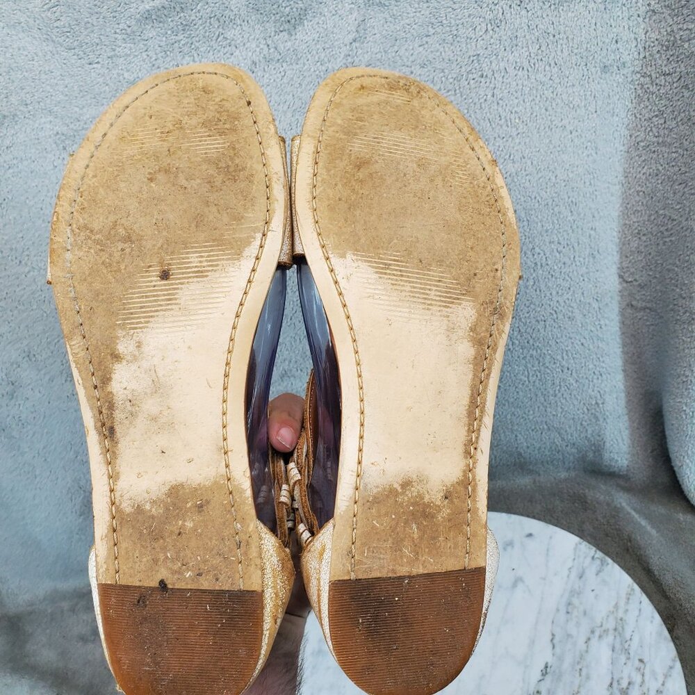 Naughty Monkey Shoes Womens 10 Loop D Loop Tan Le… - image 8